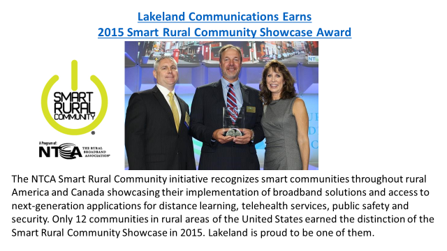 2015 Smart Rural Community Showcase Award