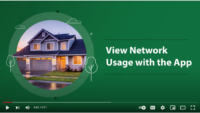 View network usage with the App
