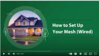 How to set up your mesh wired