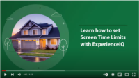 Learn how to set screentime limitis with experienceIQ
