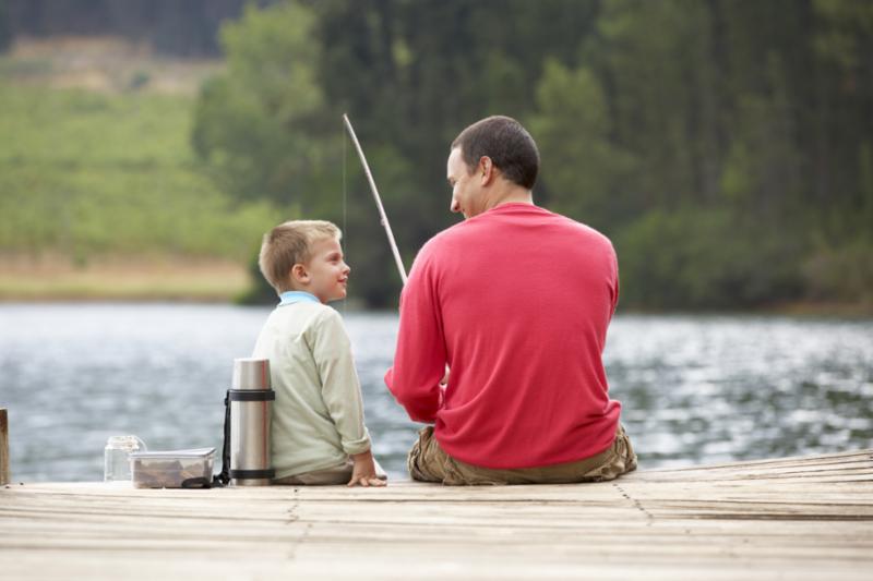 father_son father son fishing